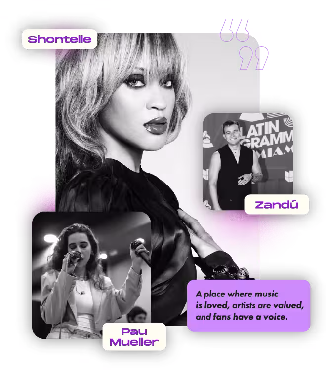 A place where music is loved, artists are valued, and fans have a voice.